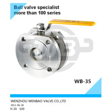 Casted Steel CF3 Wafer Ball Valve Dn200 Pn16